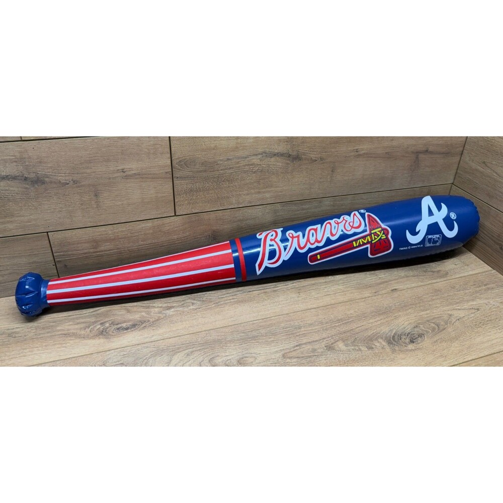 Vintage 1994 Atlanta Braves 40" Souvenir Inflatable Baseball Bat